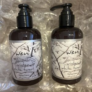 Set Of 2 Wen Styling Crème 6oz Winter White Forest